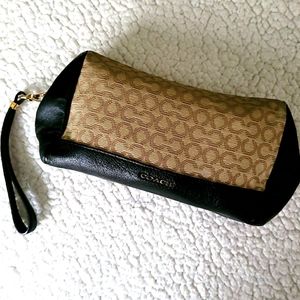 Coach clutch wristlet